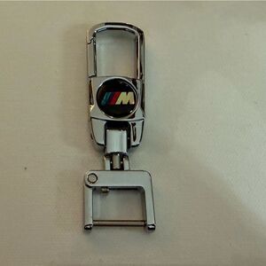 BMW Motorsports Key Fob Keychain in Metal NWT